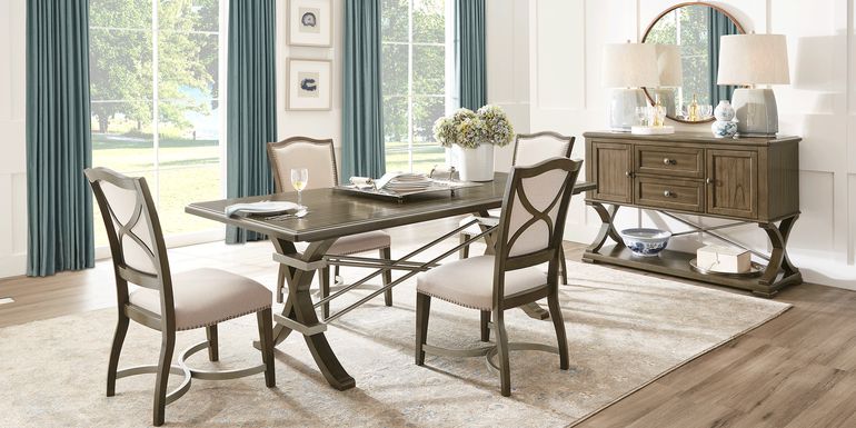 Abbey Court Brown 5 Pc Dining Room