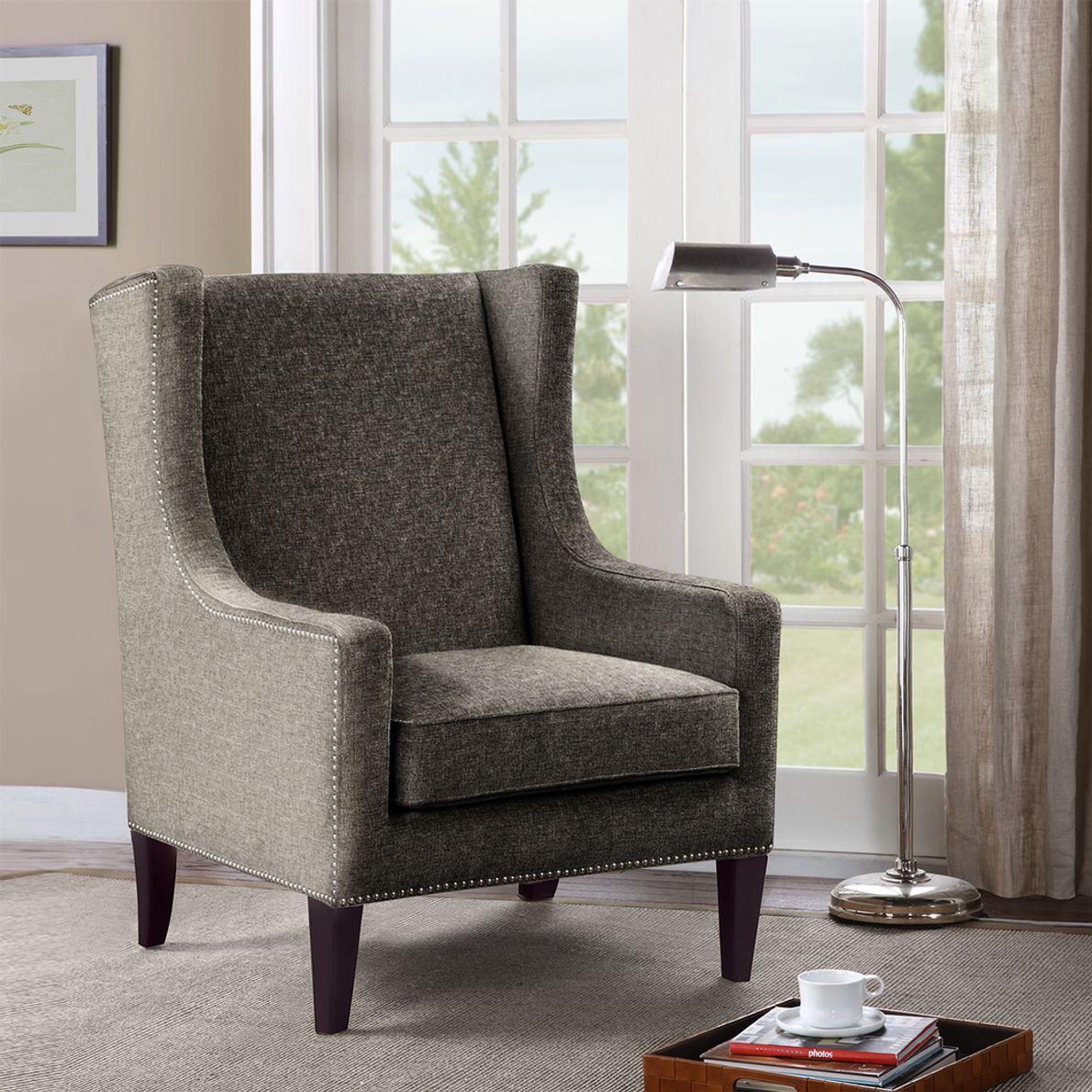 Addington Gray Accent Chair Rooms To Go