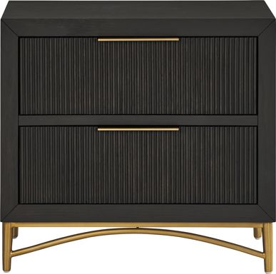 Addison Street Black Nightstand