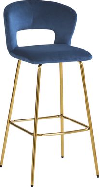 Alastor Blue Cut Out Barstool