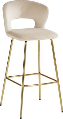 Alastor Khaki Cut Out Barstool