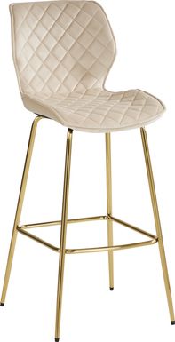 Alastor Khaki Diamond Barstool