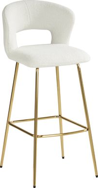 Alastor White Cut Out Barstool