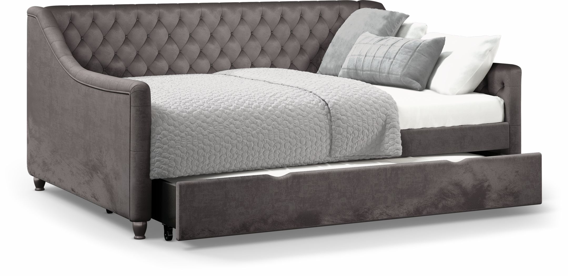 Alena tufted deals daybed with trundle