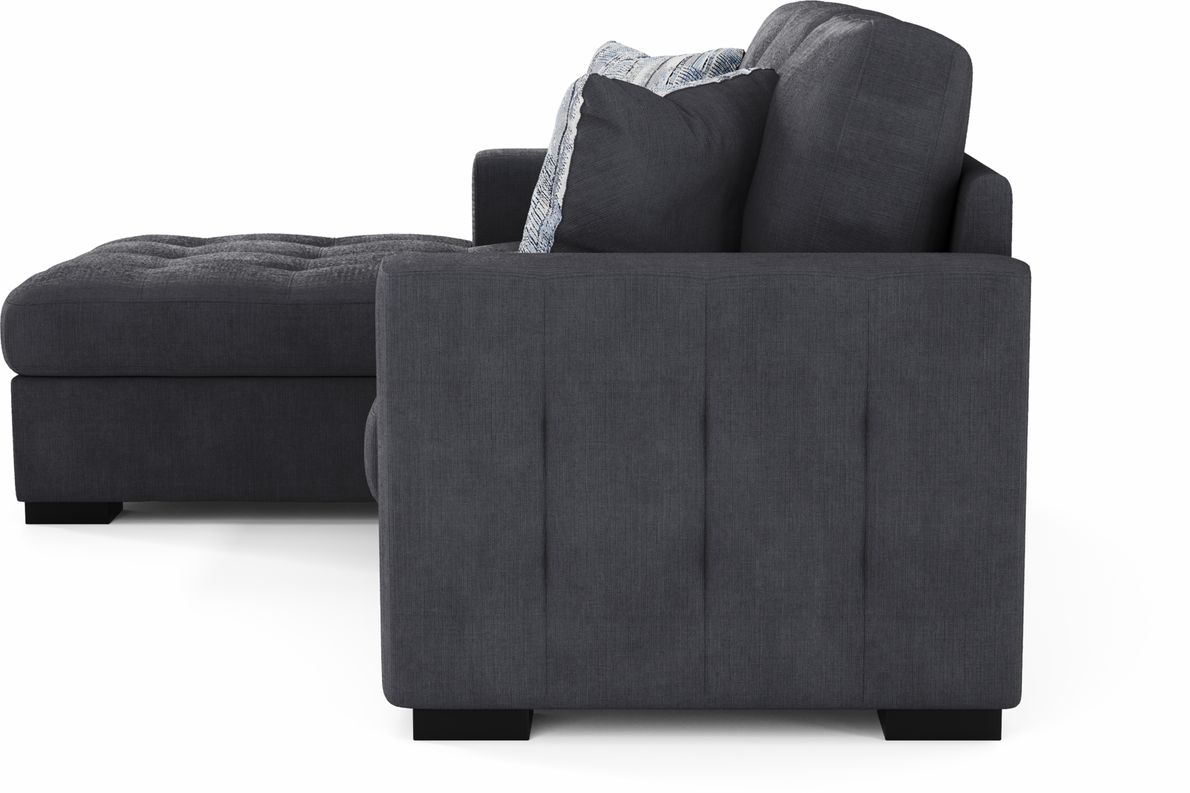 Angelino heights blue 3 deals pc sleeper sectional