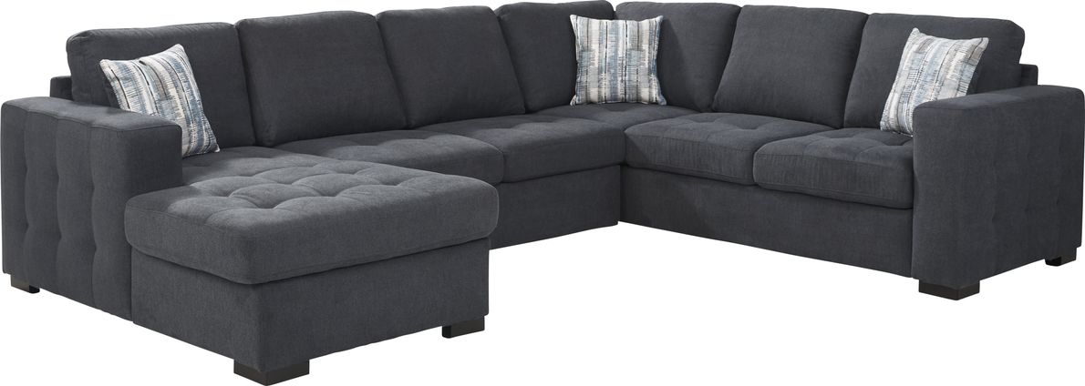 Angelino heights couch 3 deals piece sleeper sectional