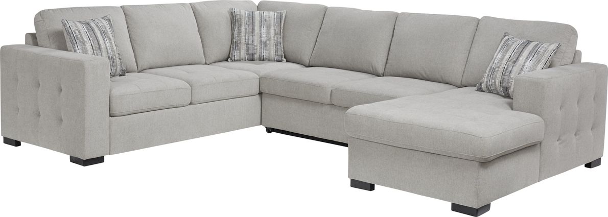 Angelino heights outlet gray sectional