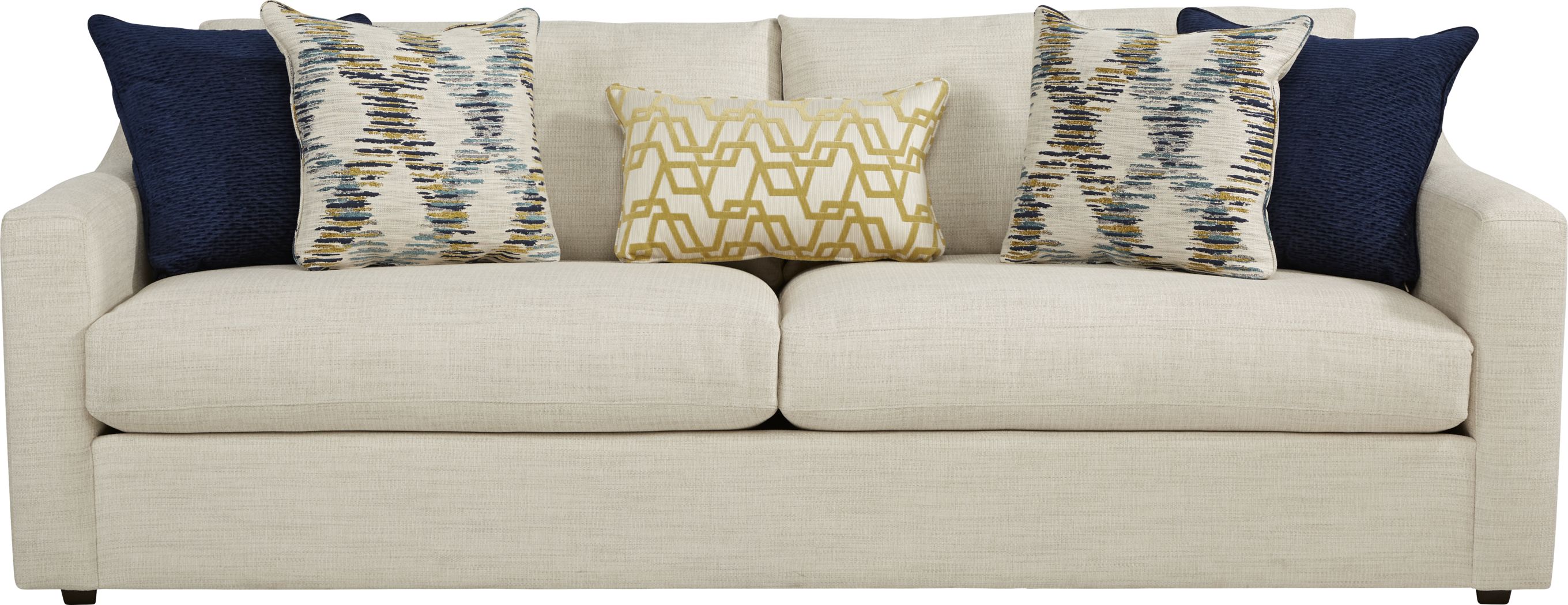 Ivory sleeper outlet sofa