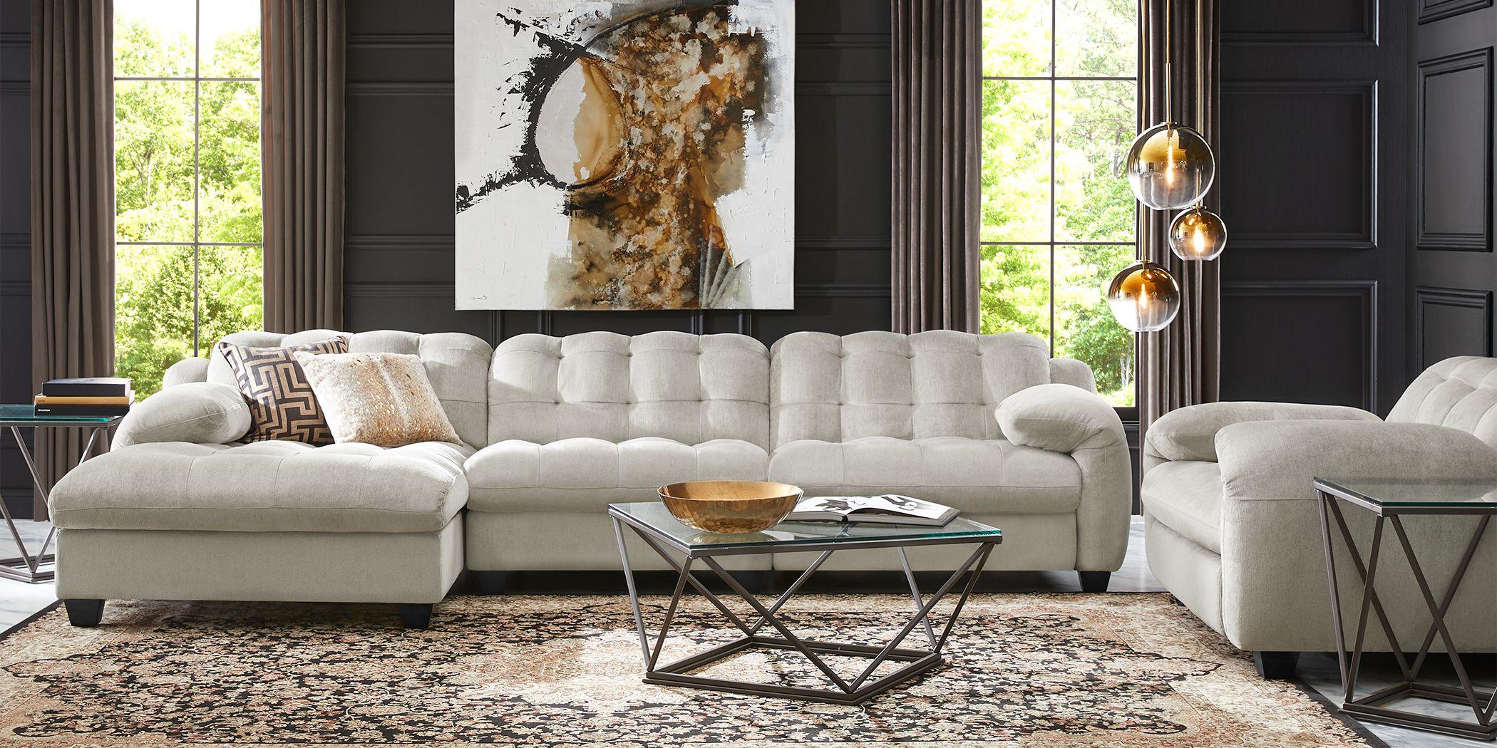 Lane sofa on sale with chaise