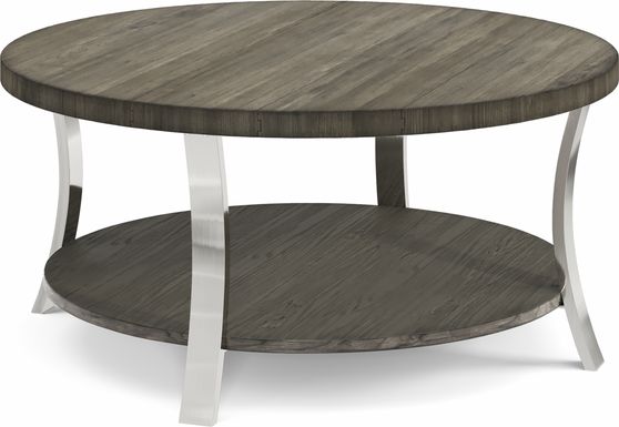 Arland Brown Round Cocktail Table