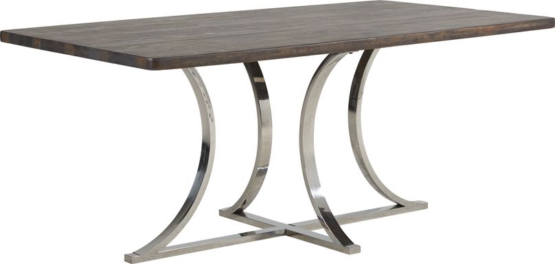 Arland Dark Brown Rectangle Dining Table