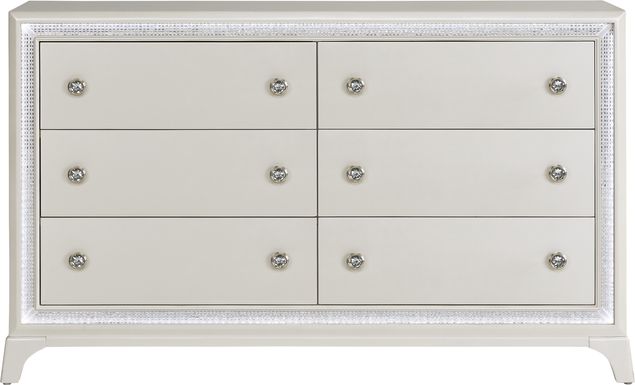 Avery White Dresser