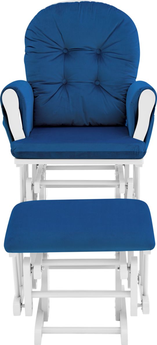 Baby Cache Coletta Navy Glider and Ottoman Rooms To Go