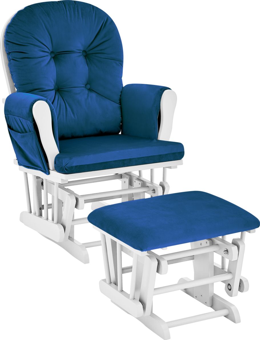 Navy discount glider chair