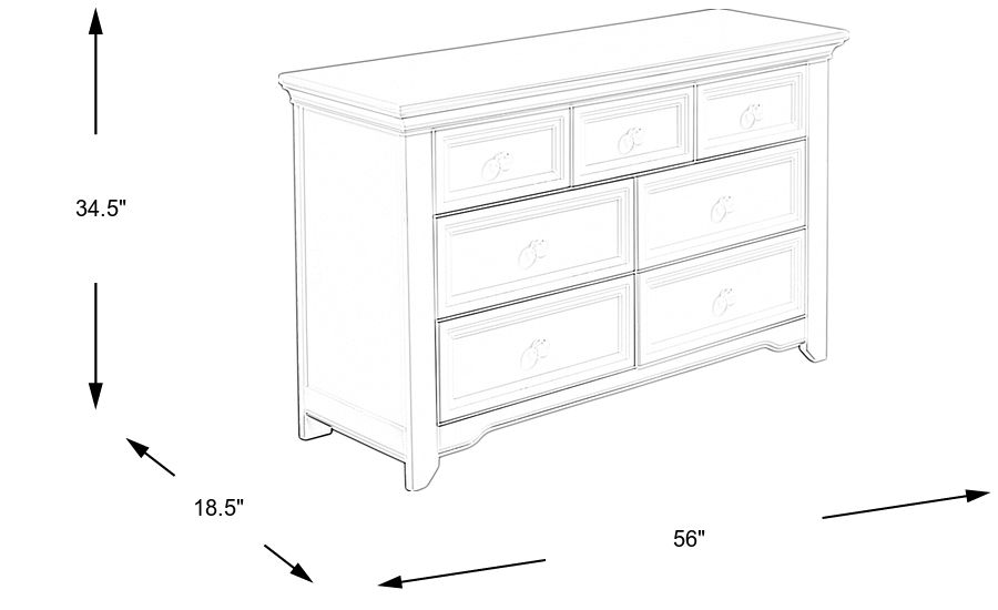 Baby cache shop harbor dresser