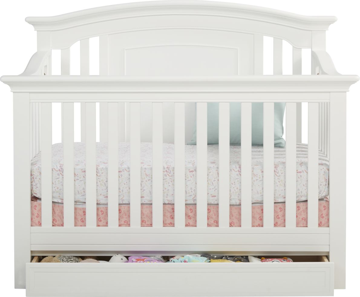 Baby cache white store crib