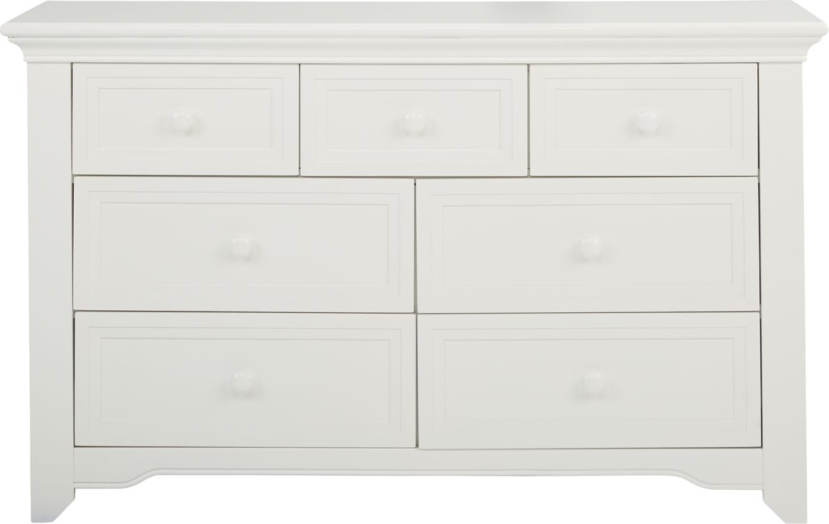 Baby cache store dresser white