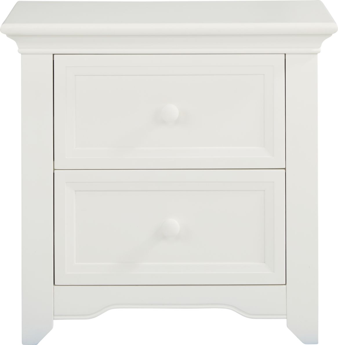 Baby Cache Harborbridge White Nightstand