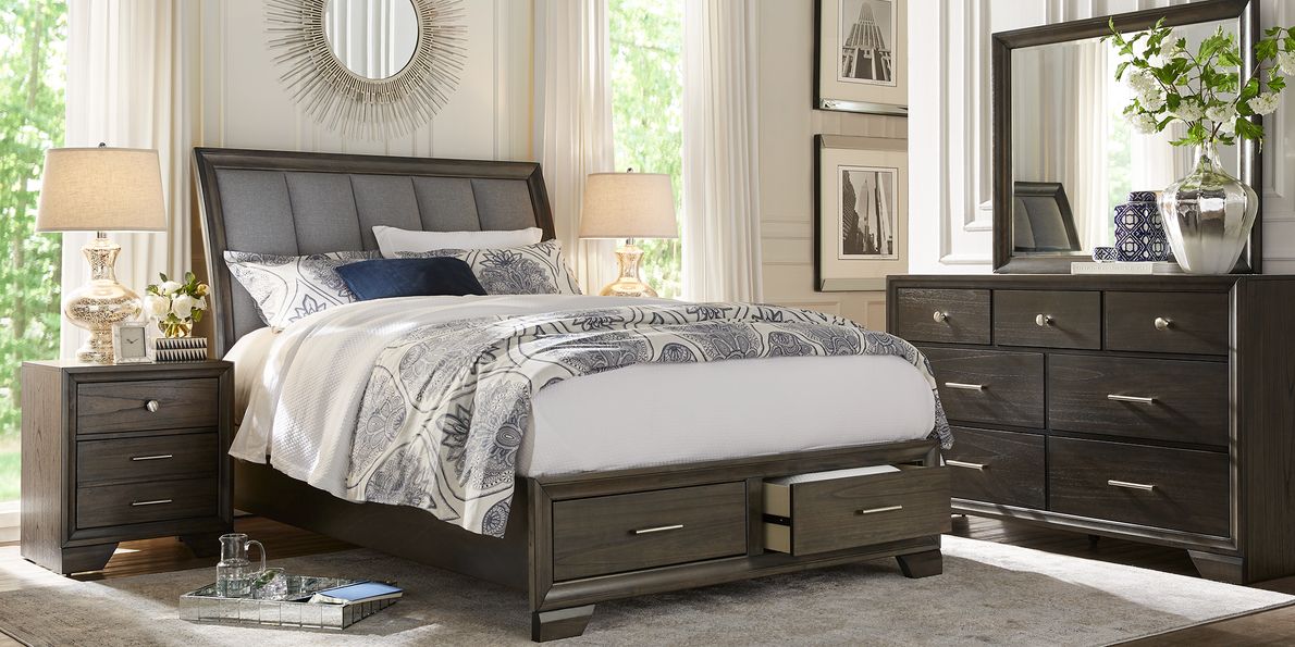 Sleigh bed deals rooms to go