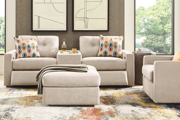 Beige 3 Pc Power Reclining ModularOne