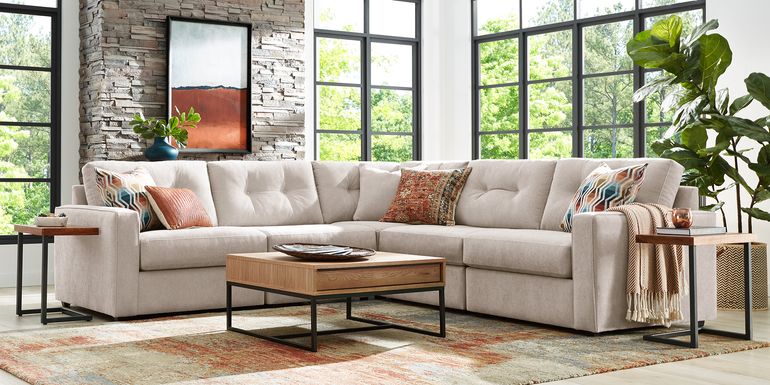 Beige 5 Pc Power Reclining ModularOne
