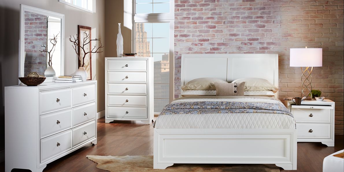 Belcourt white on sale bedroom set