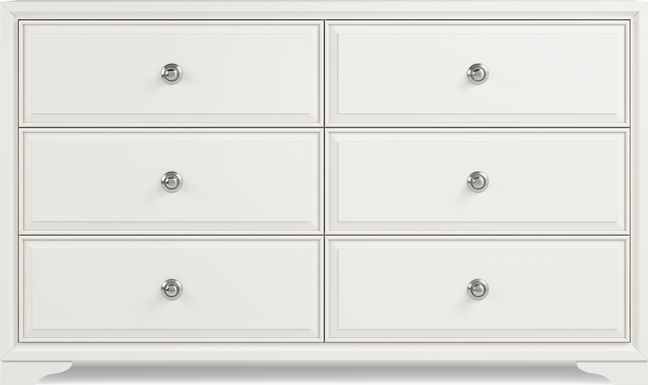 White Dressers Metal 3 Drawer 4, Belcourt Dresser Rooms To Go