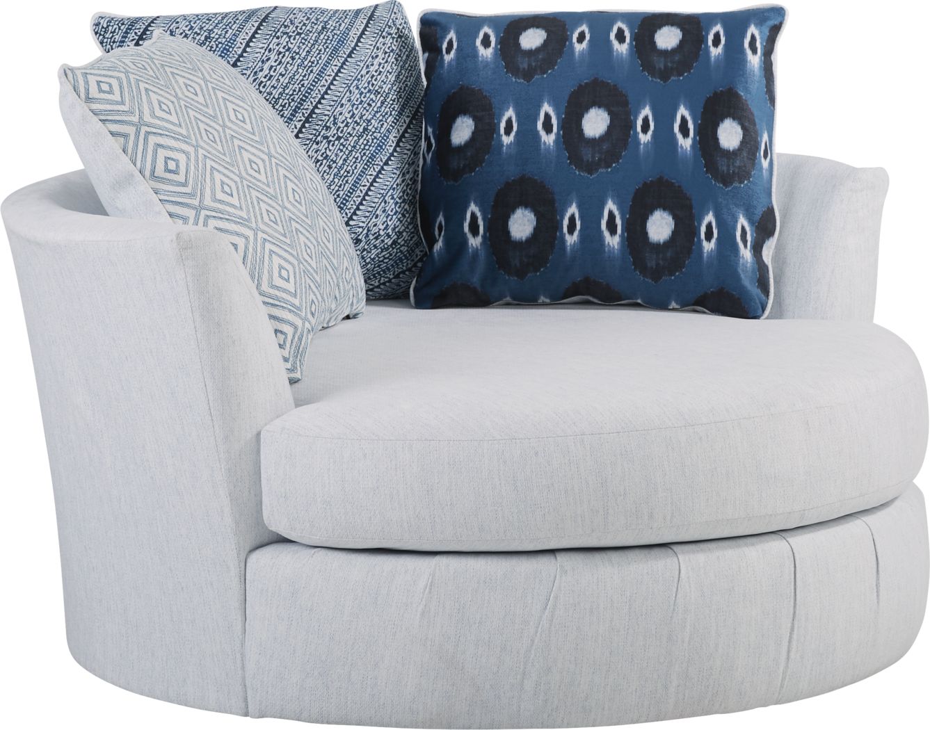 Bellehurst OffWhite Swivel Chair Rooms To Go