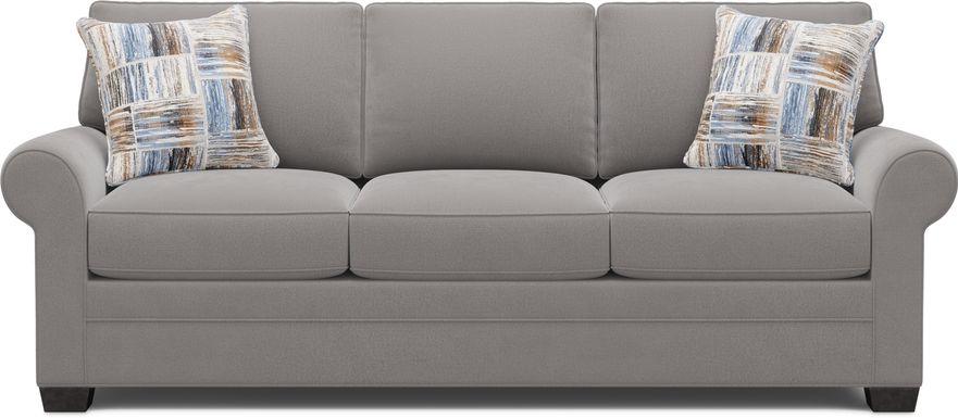 Bellingham Gray Microfiber Gel Foam Sleeper Sofa