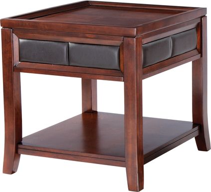 Benton Square Merlot End Table