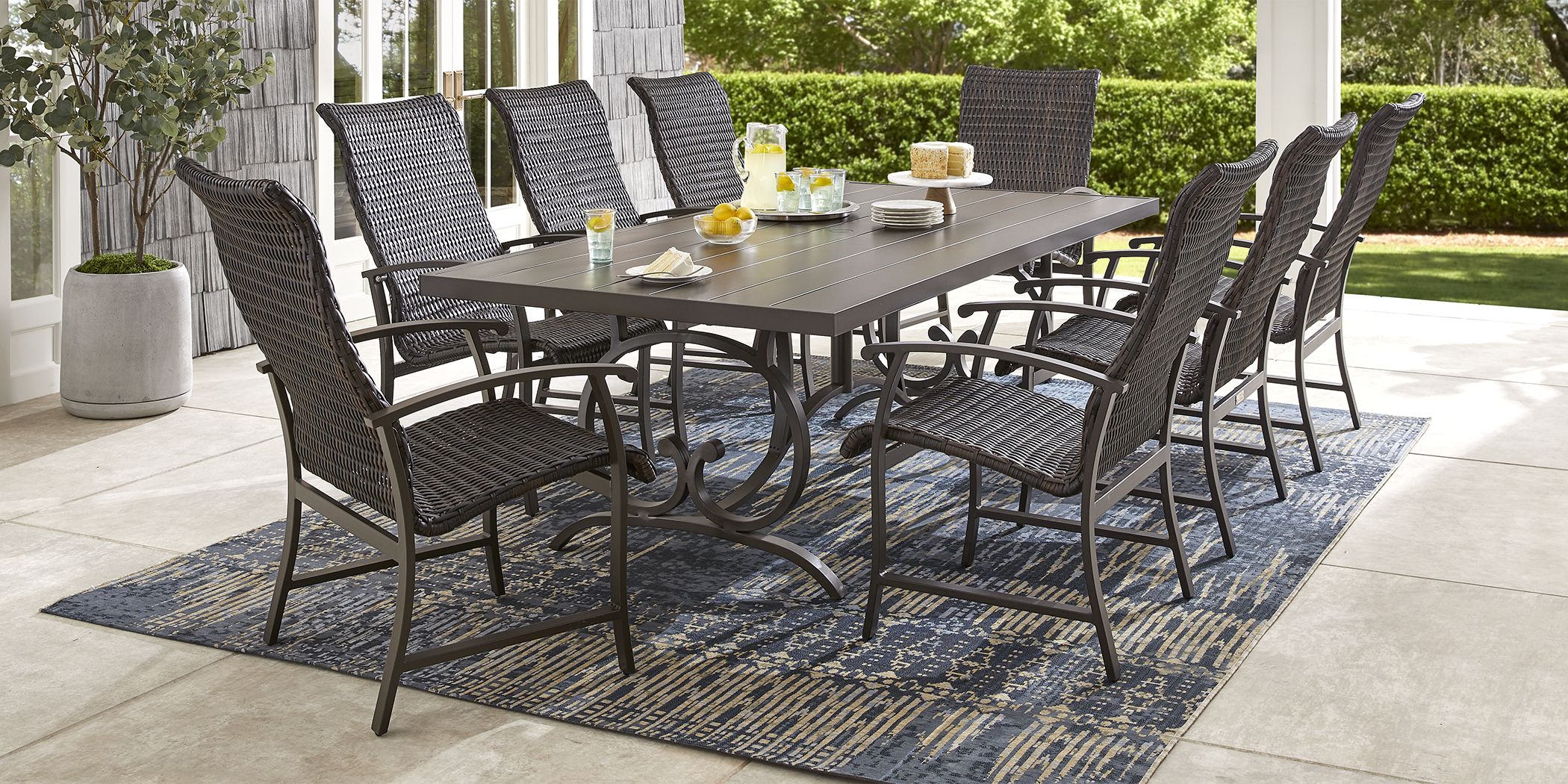 Bermuda 6 deals seat dining set