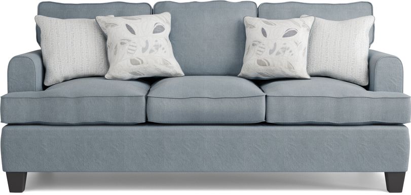 Blooming Grove Aqua Sofa