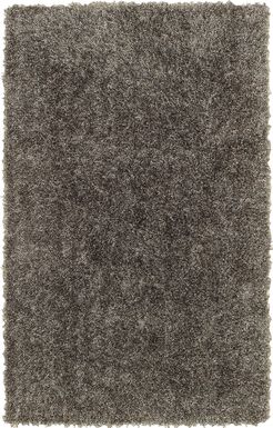 Brenard Gray Shag 5 x 7'6 Rug