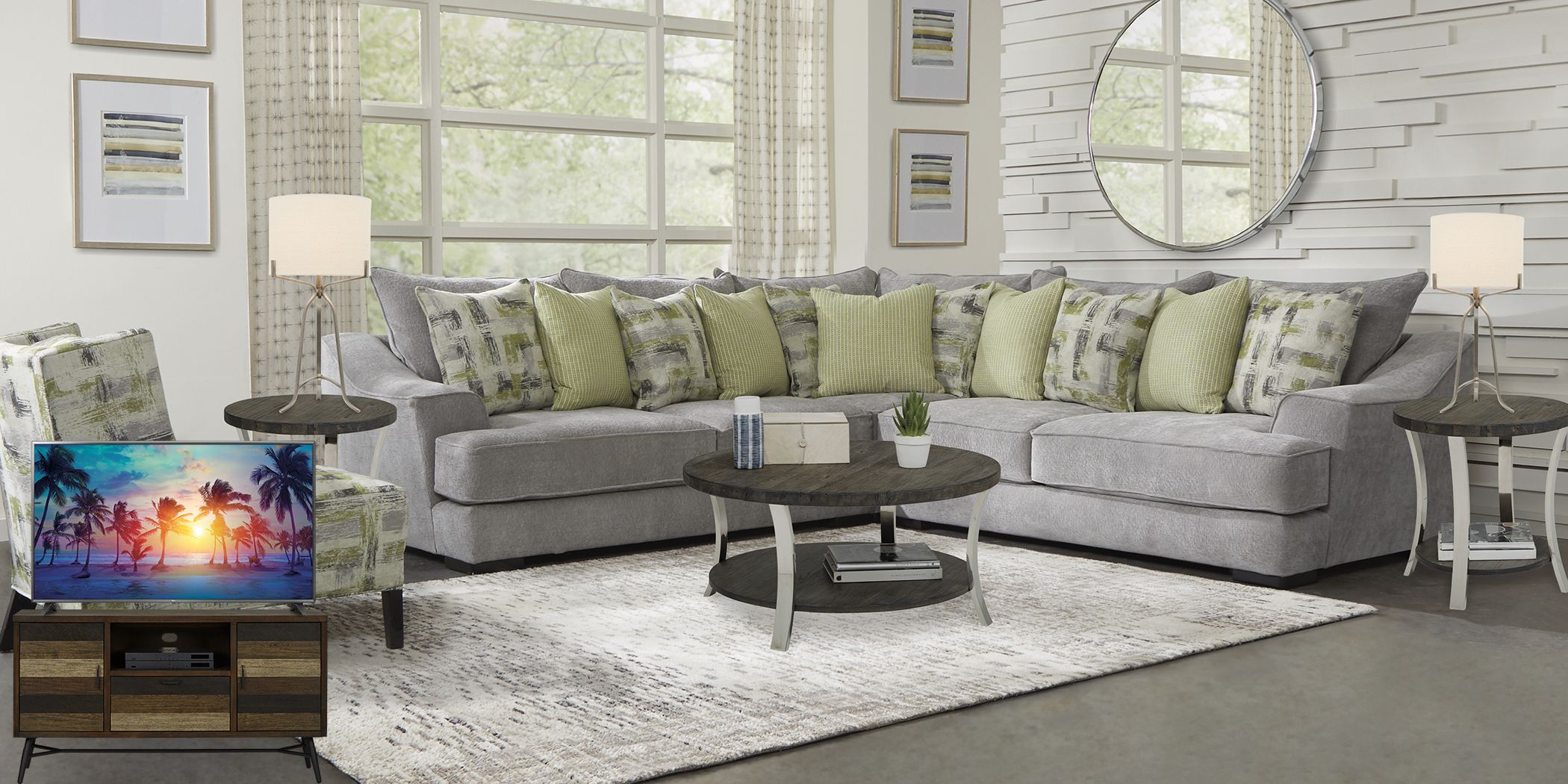 Castano deals sectional sofa