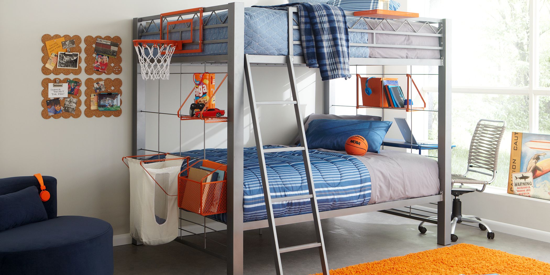 Rooms to go hot sale metal bunk beds