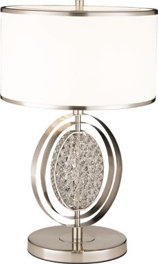 Cabrini Gate Silver Table Lamp