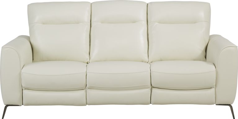 Calabra Ice Leather Dual Power Reclining Sofa