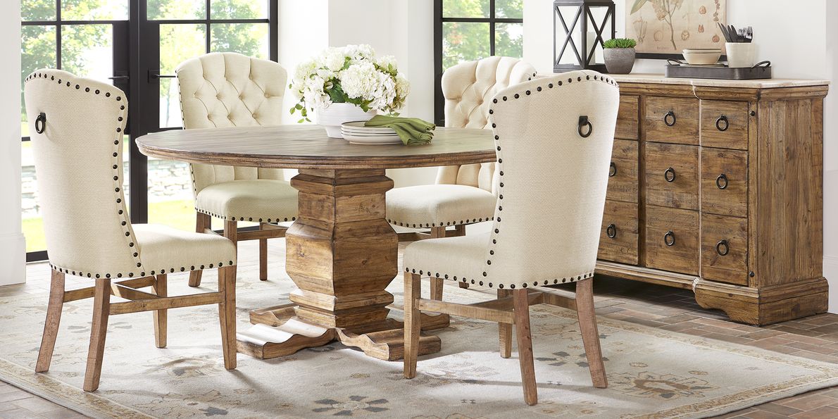 Urban farmhouse 6 store piece dining set