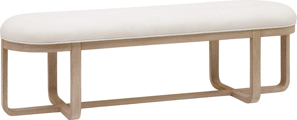 Canyon Sandstone Upholstered Dining Bench