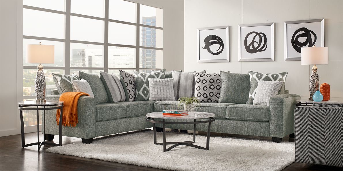 Rooms to store go sectional gray