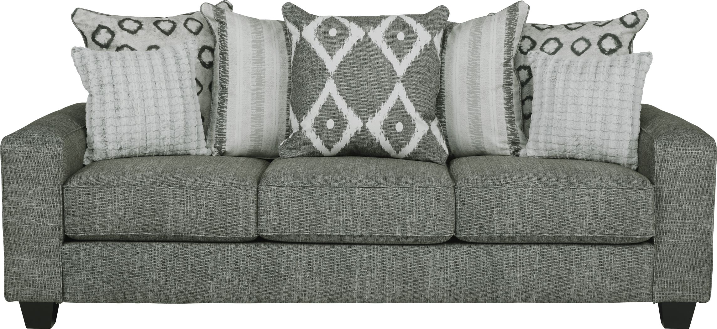 Carole court gray 2 pc deals sectional