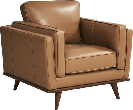 Cassina Way Caramel Leather Chair