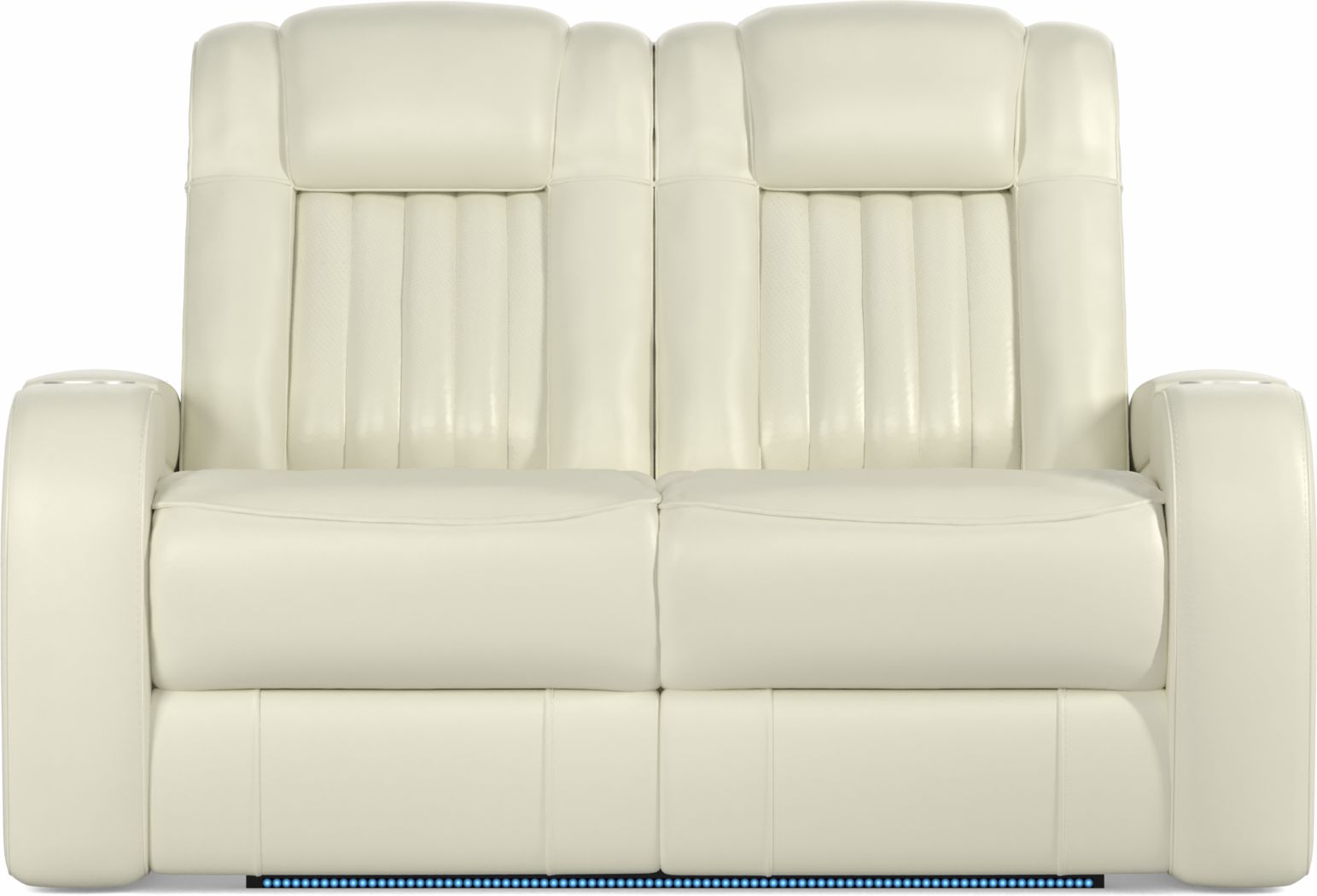 Cenova Ivory Leather Loveseat Rooms To Go