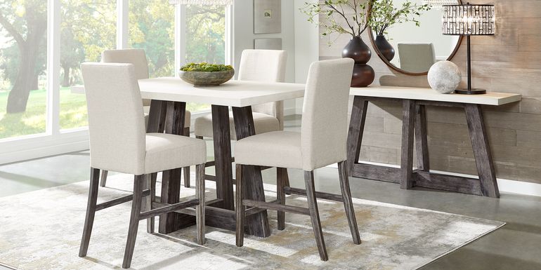 Centura View Gray 5 Pc Counter Height Dining Set