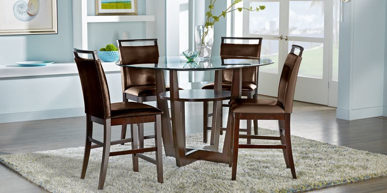 Hallie Espresso 3 Pc Counter Height Dining Room