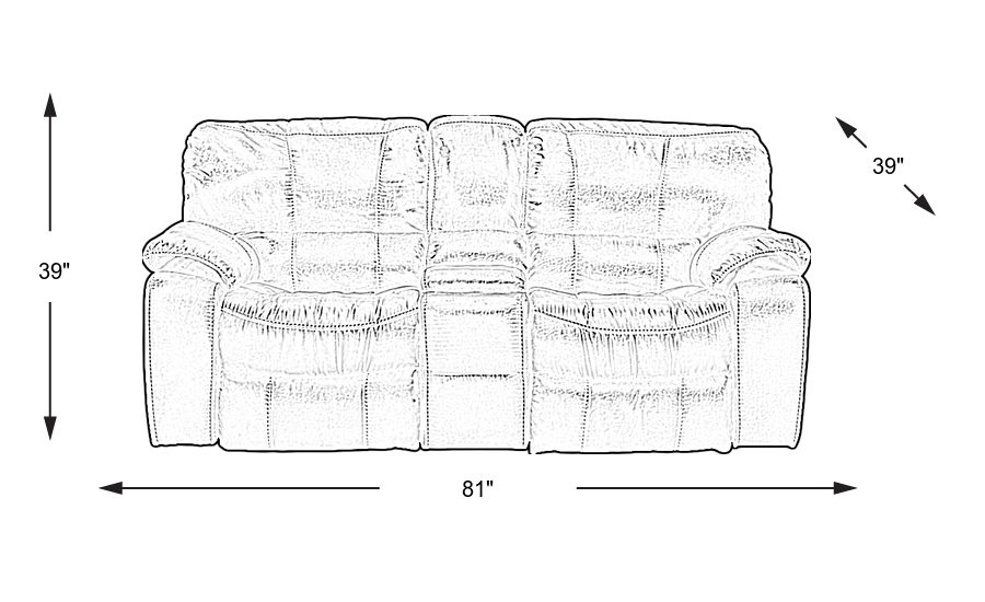 Cindy crawford home alpen ridge tan reclining glider 2024 console loveseat