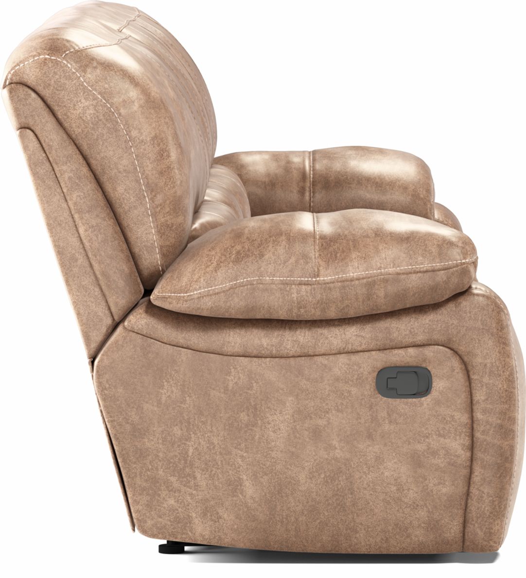 Cindy crawford home alpen deals ridge tan reclining sofa