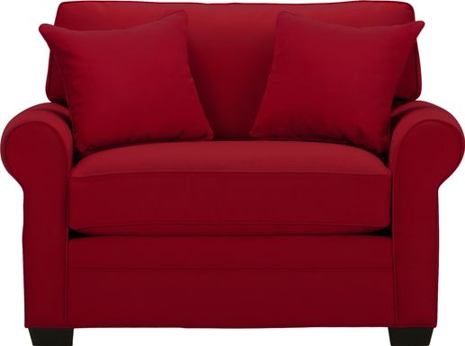 Cindy Crawford Home Bellingham Cardinal Microfiber Gel Foam Sleeper Chair