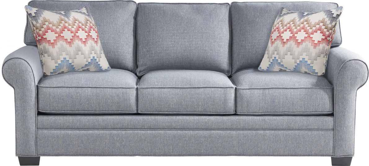 Cindy crawford home bellingham deals gray textured sofa