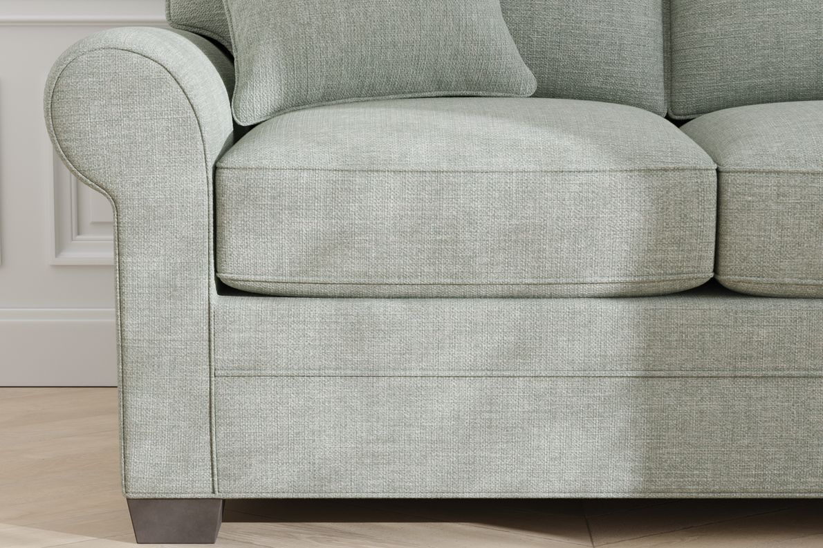 Cindy crawford home bellingham deals gray textured sofa